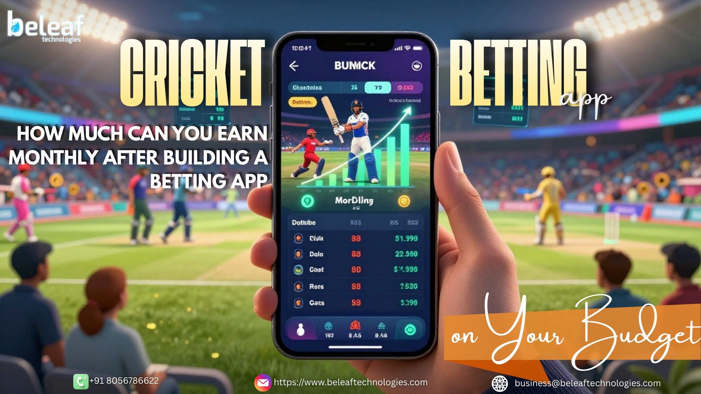How Much Can You Earn Monthly After Building a Cricket Betting App on Your Budget